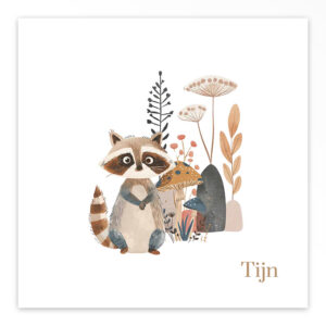 Gevouwen geboortekaart