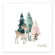 Gevouwen geboortekaart