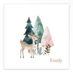 Gevouwen geboortekaart