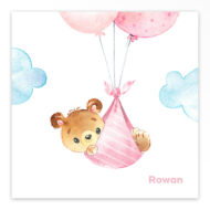 Gevouwen geboortekaartje van Studio Draak