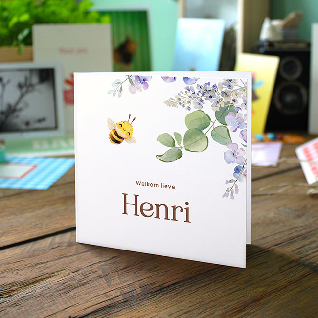 Studio Draak geboortekaartje