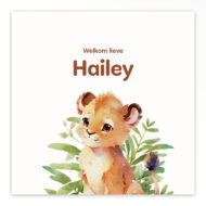 Studio Draak geboortekaartje