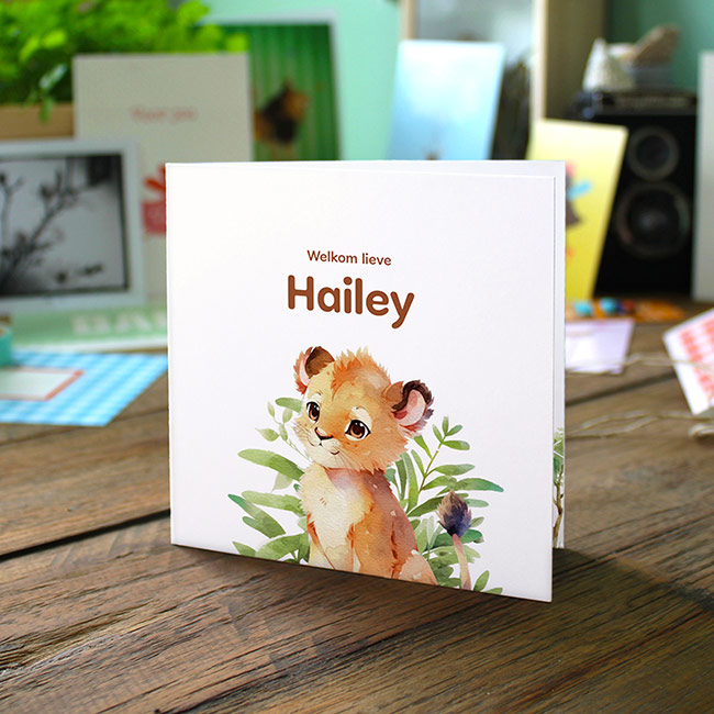 Studio Draak geboortekaartje