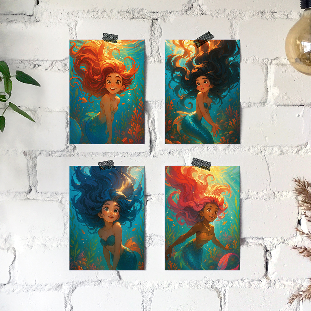 Zwierige zeemeerminnen